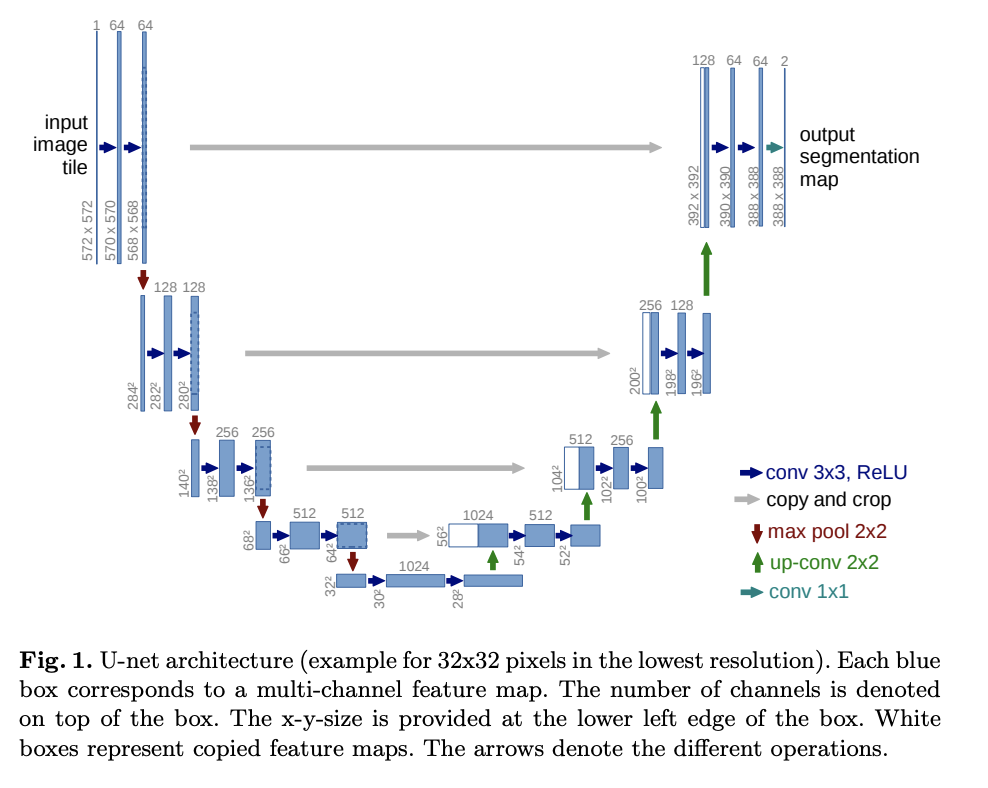 U-Net diagram from paper
